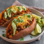 Taco Stuffed Sweet Potatoes