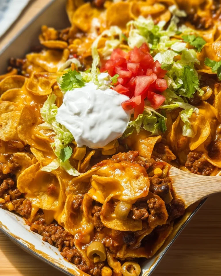 Walking Taco Casserole
