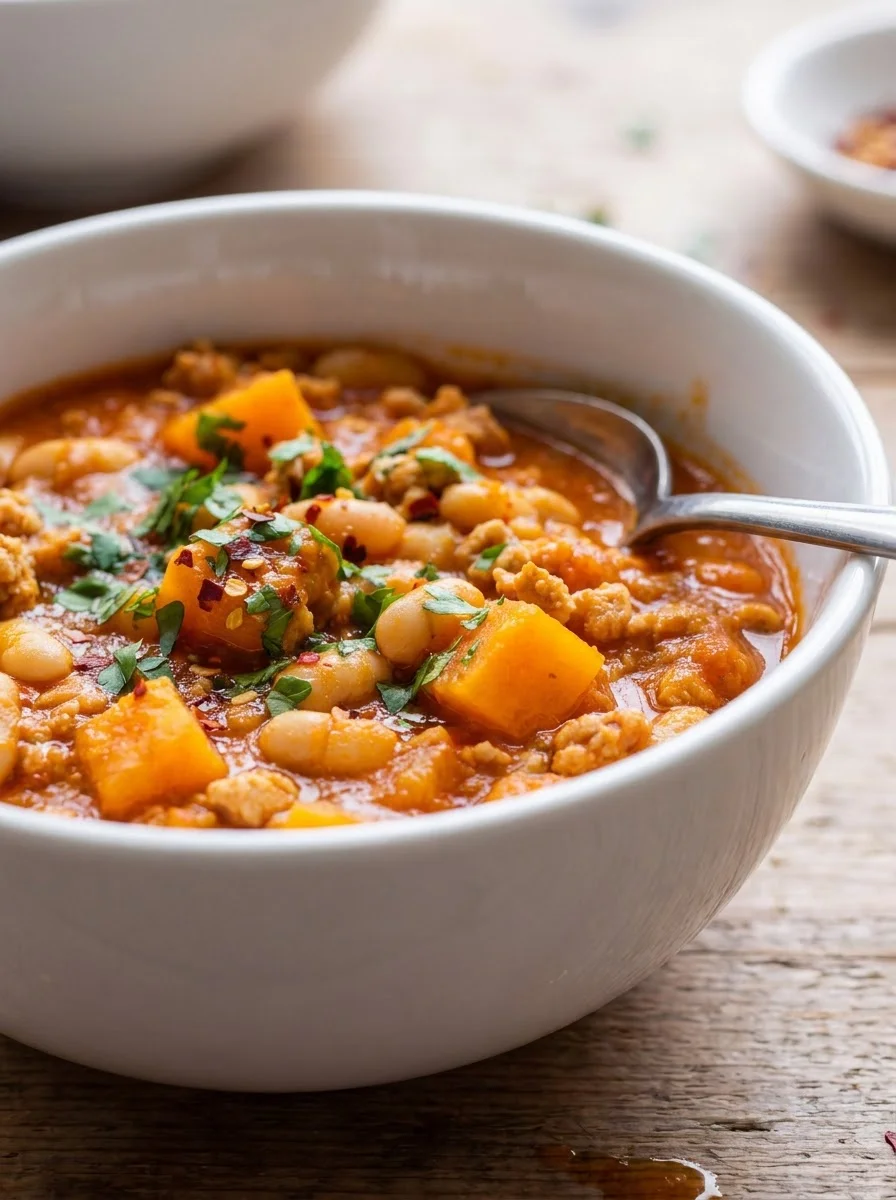 Chicken Chili with Pumpkin