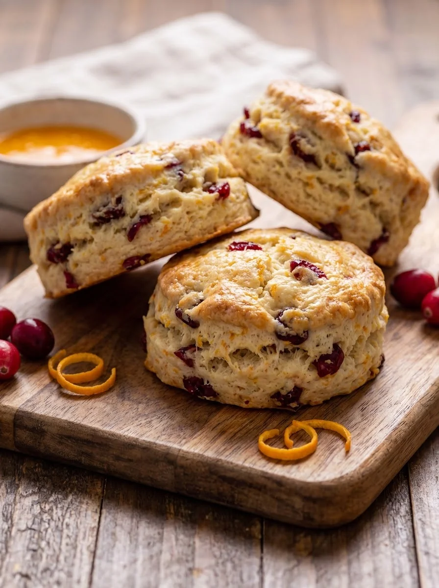 Cranberry Orange Scones