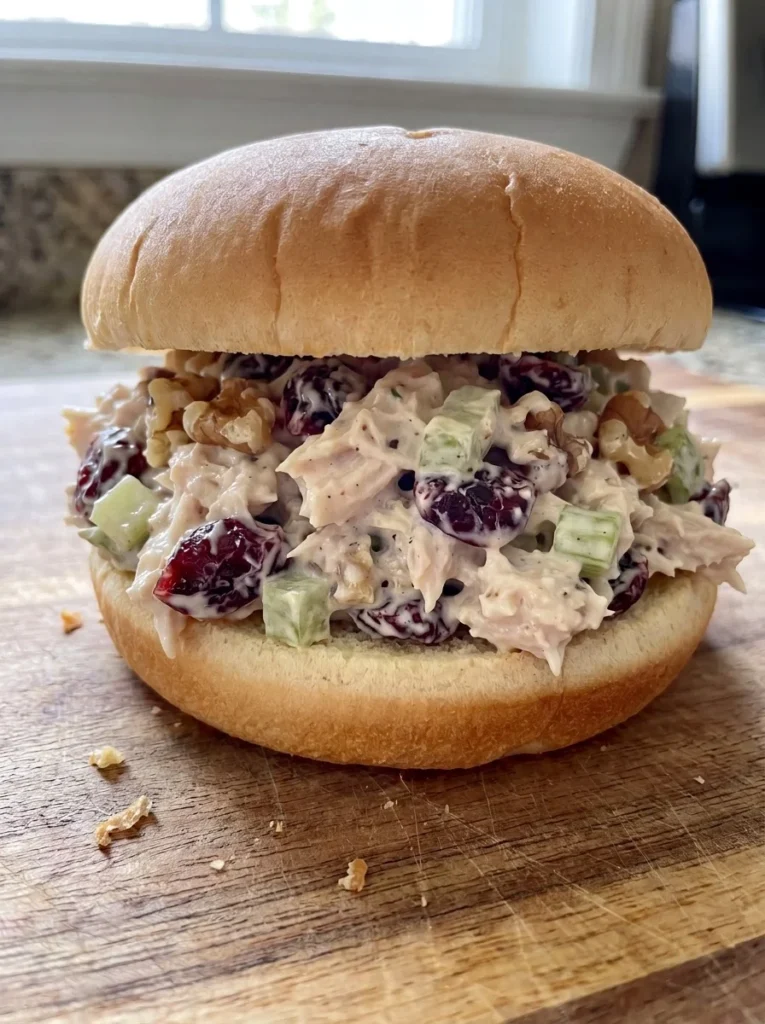 Cranberry Walnut Chicken Salad