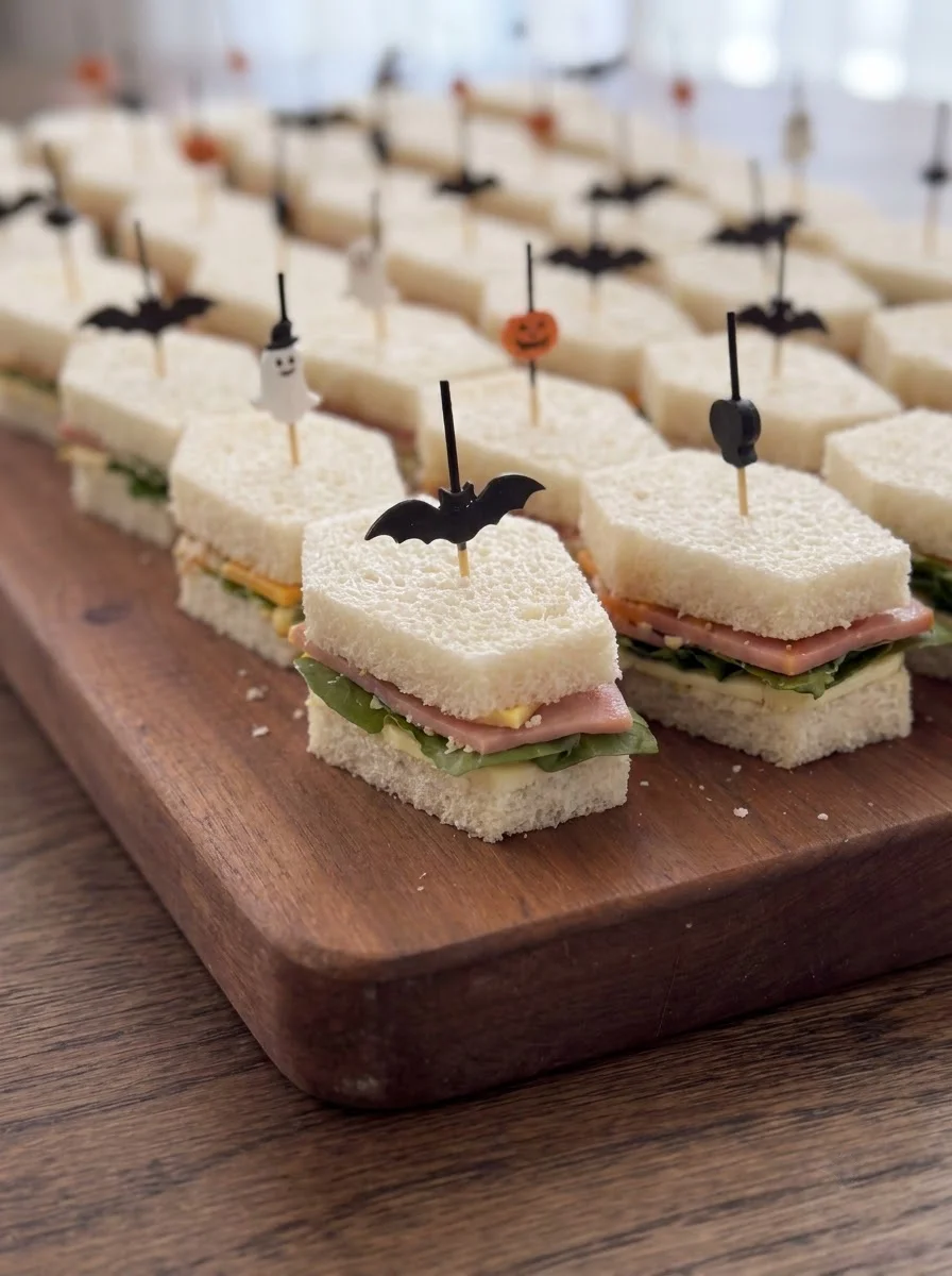 Halloween Coffin Sandwiches