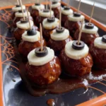Halloween Eyeball Meatballs