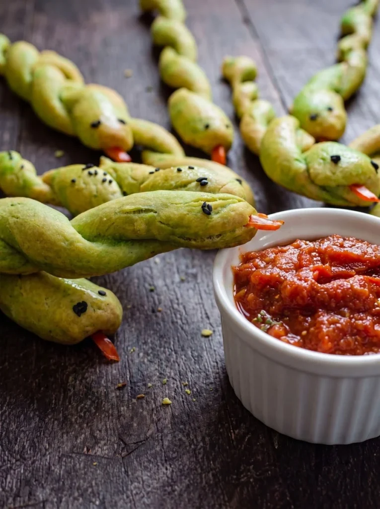 Halloween Snake BreadSticks