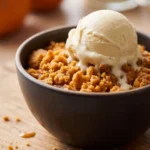 Pumpkin Pie Crisp with Cinnamon Streusel