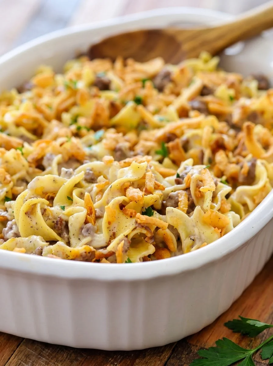French Onion Beef Casserole