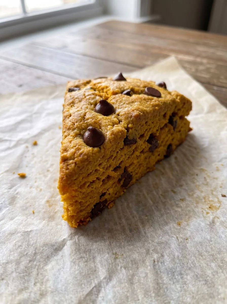 Pumpkin Chocolate Chip Scones