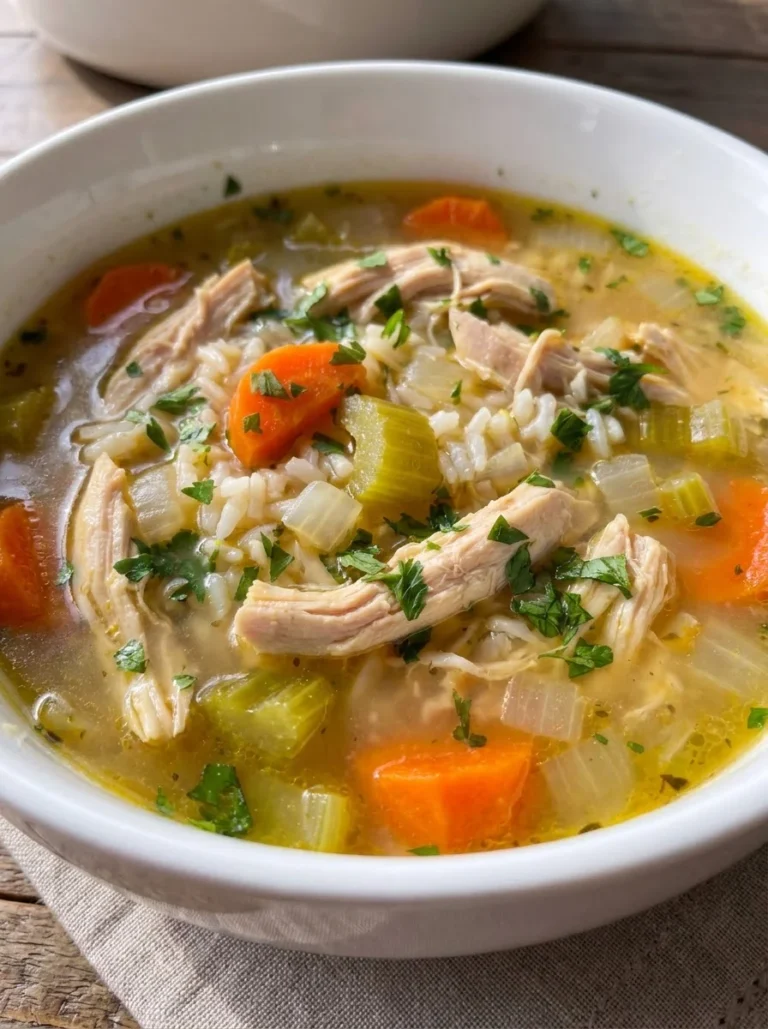Comforting Chicken and Rice Soup