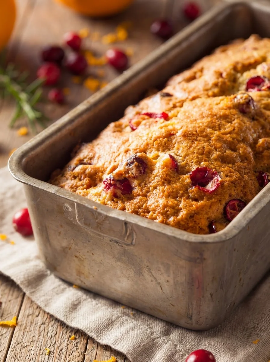 Cranberry Orange Oatmeal Bread
