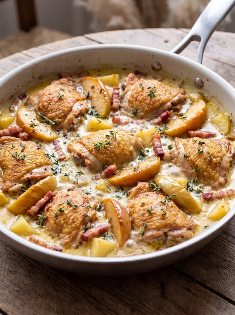 French Chicken Casserole a la Normande