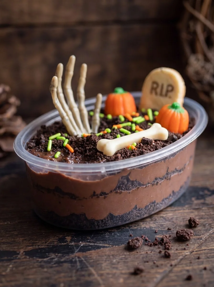 Halloween Graveyard Dirt Cups