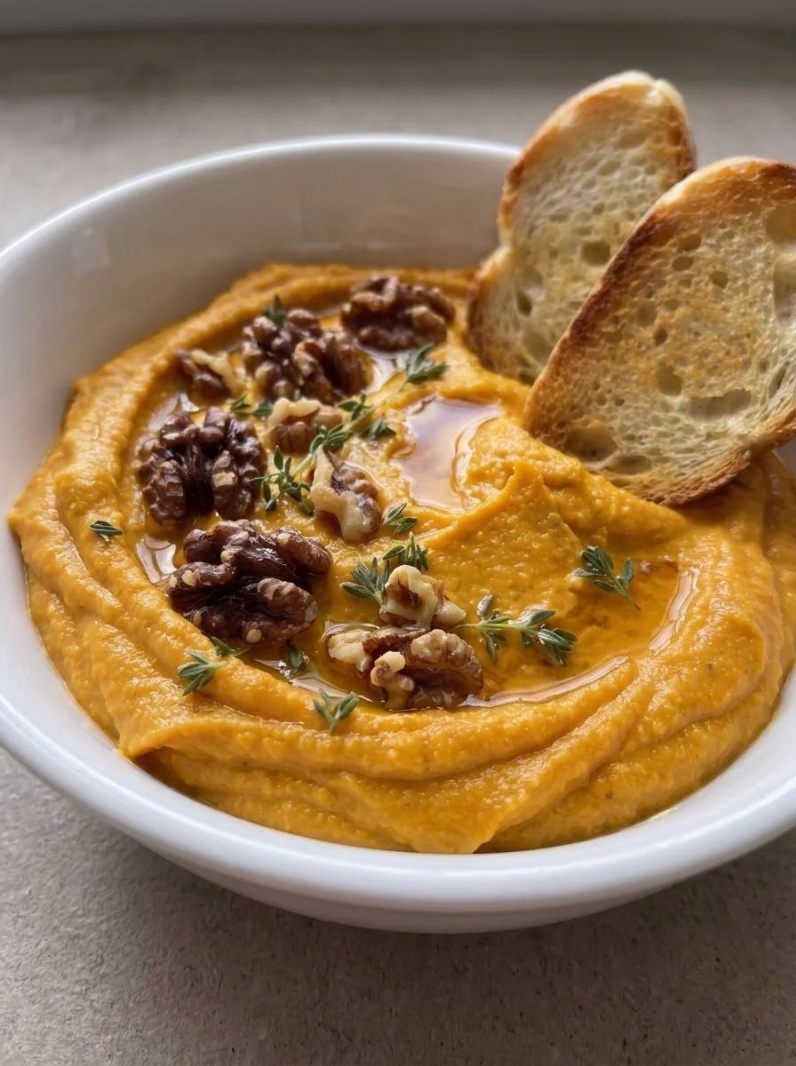Pumpkin Whipped Feta with Honey Th