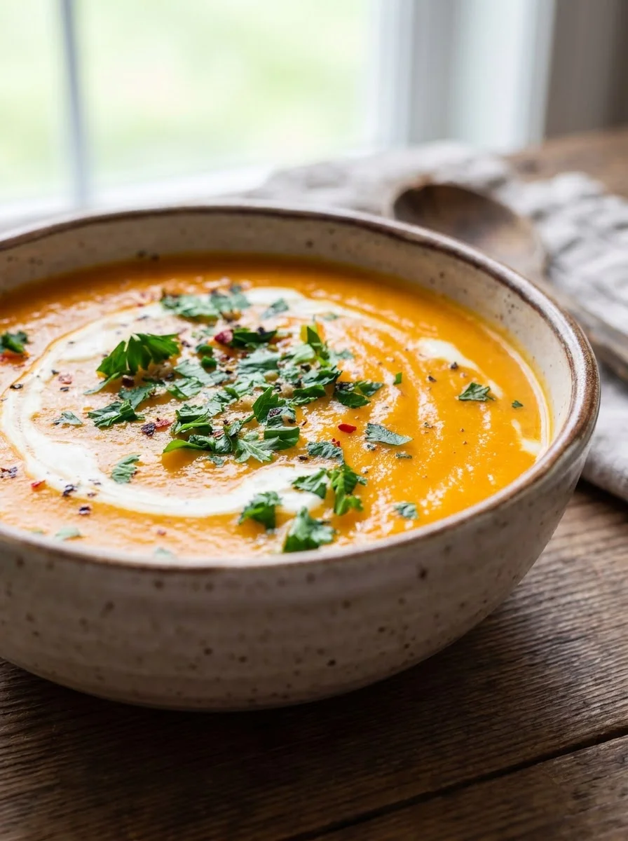 The Best Roasted Butternut Squash Soup